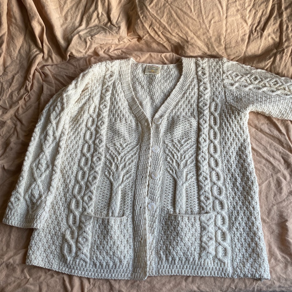 100% Merino Wool Knit Cardigan